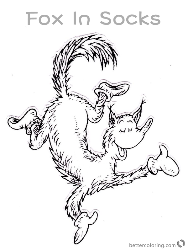 Dr Seuss Fox In Socks Free Printables Printable Templates