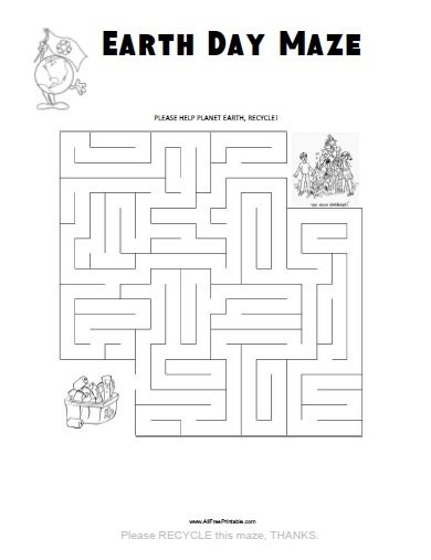Earth Day Activities Free Printable