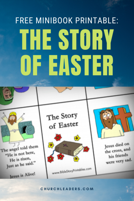 Easter Story Printable Free Minibook For Children