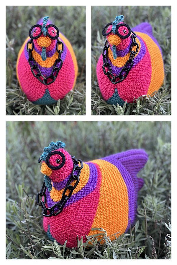 Emotional Support Chicken Knitting Pattern Video Knitting Pattern