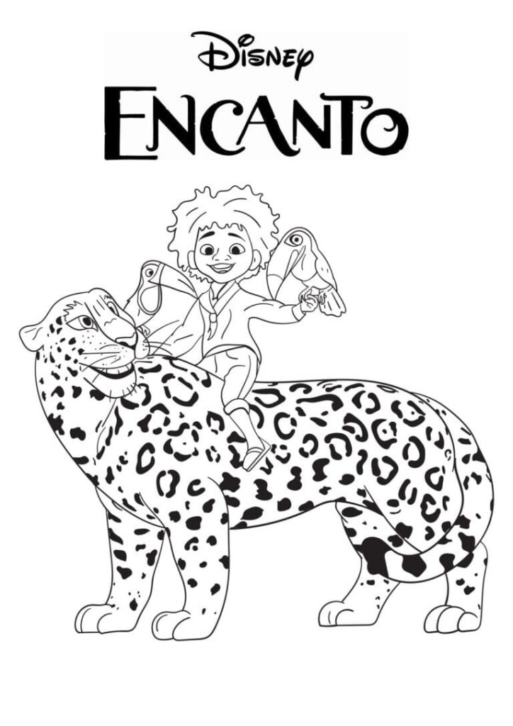 Encanto Coloring Pages Free Printable Francesco Printable