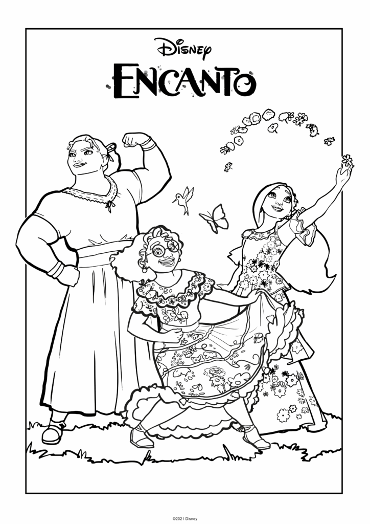 Encanto Coloring Sheets Free Printable Printable World Holiday