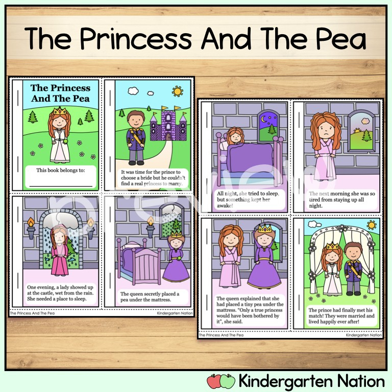 Fairy Tales Printable Short Stories Mini Books Instant Download 