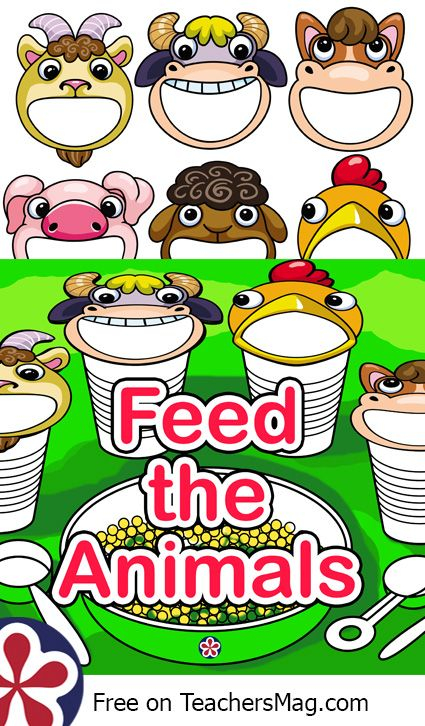 Feed The Animals Clip Art For Kids And Adults To Use On Their Own 