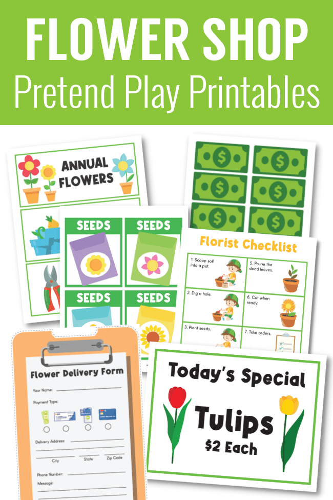 Flower Shop Dramatic Play Free Printables Printable Templates Your 