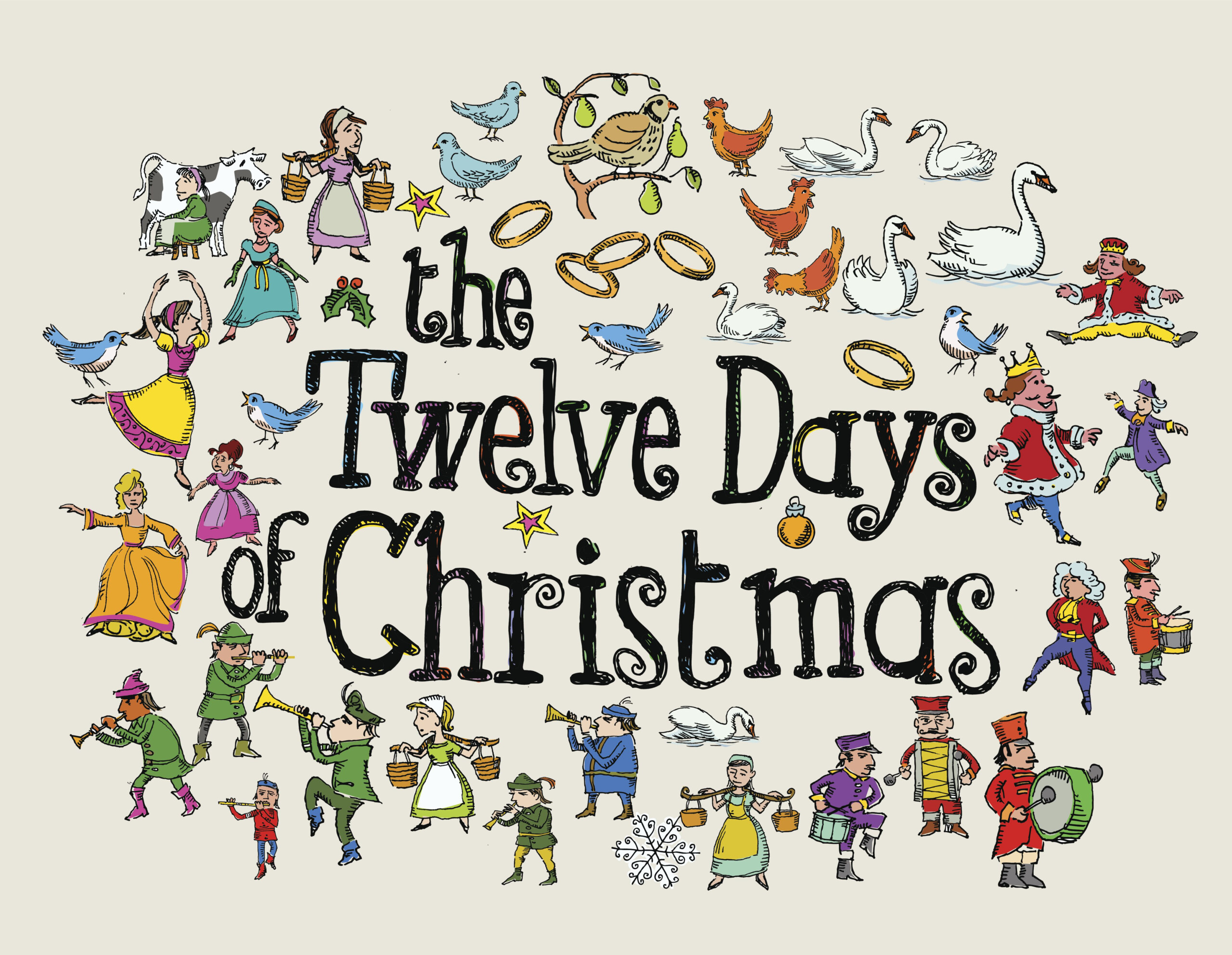 Free 12 Days Of Christmas Printables Printable Templates Your Go To