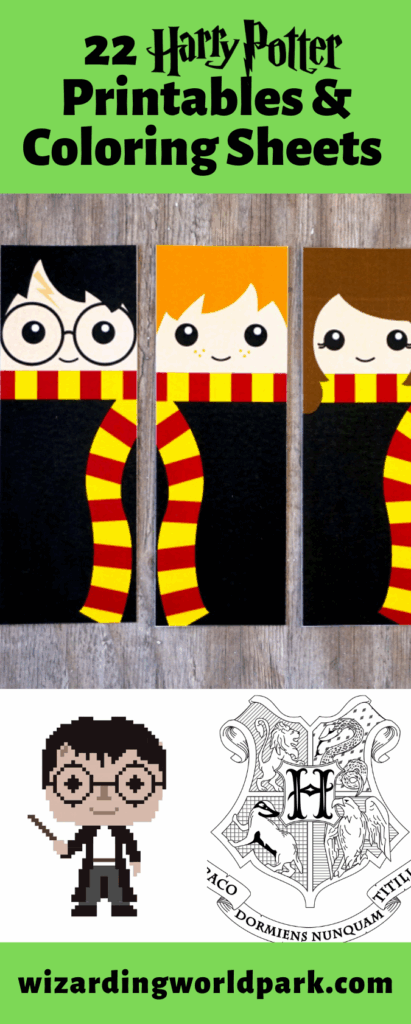 FREE 22 Harry Potter Printables Coloring Sheets To Do At Home