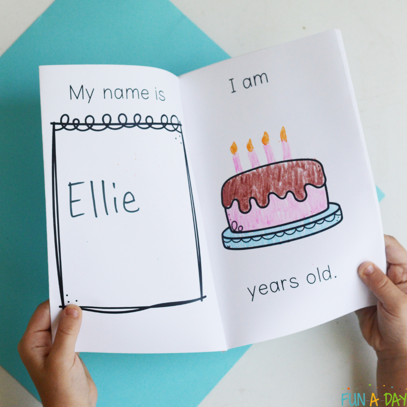 Free All About Me Printable Book Fun A Day 