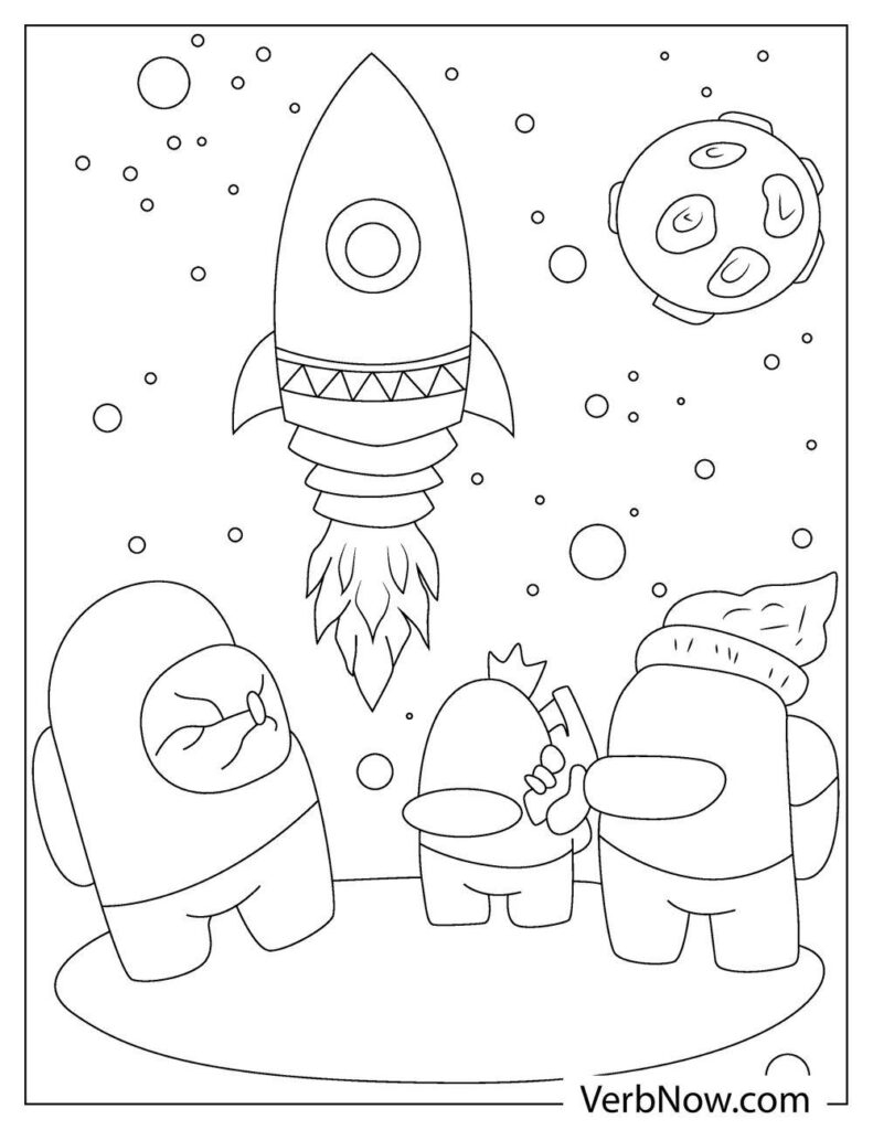 Free AMONG US Coloring Pages For Download Printable PDF 