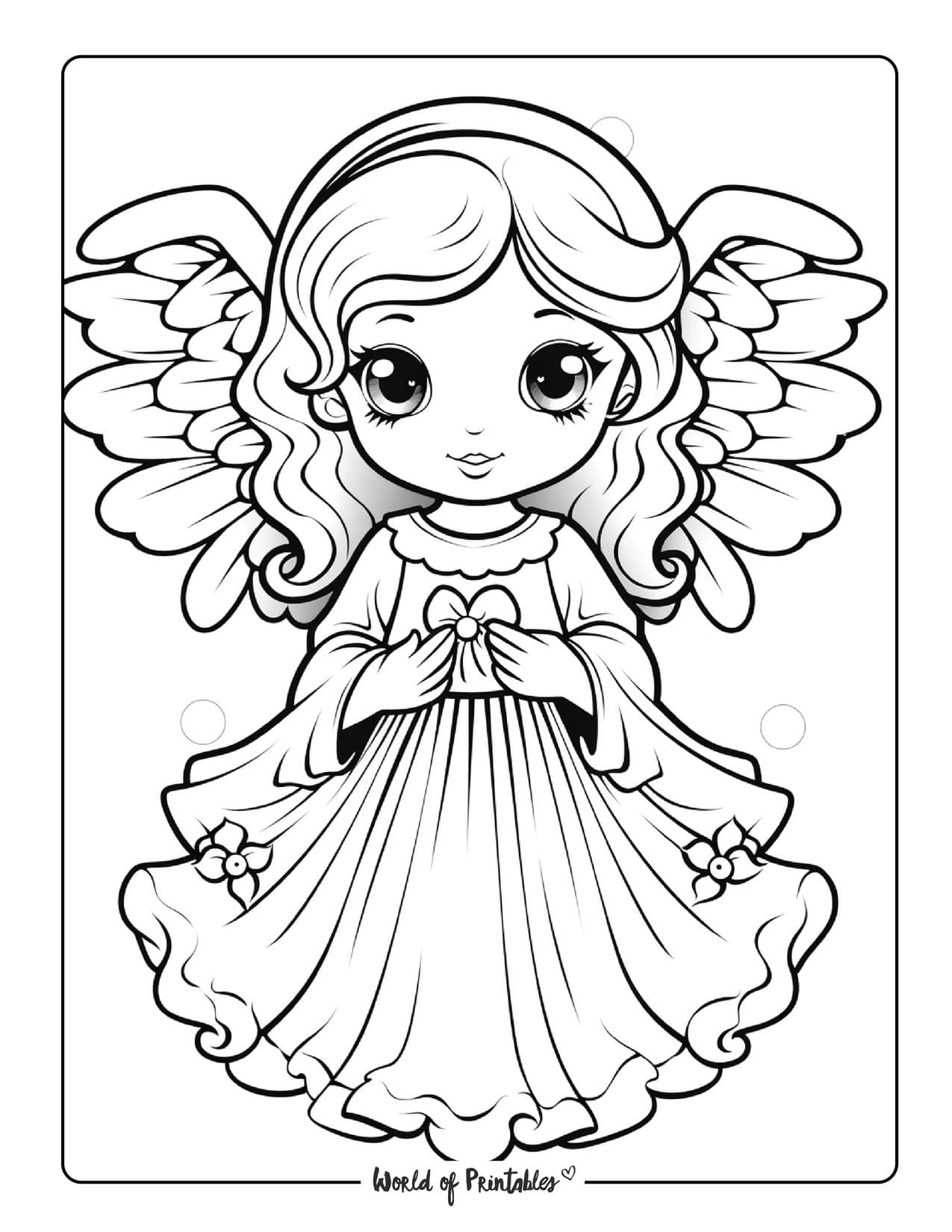 Free Angle Coloring Pages