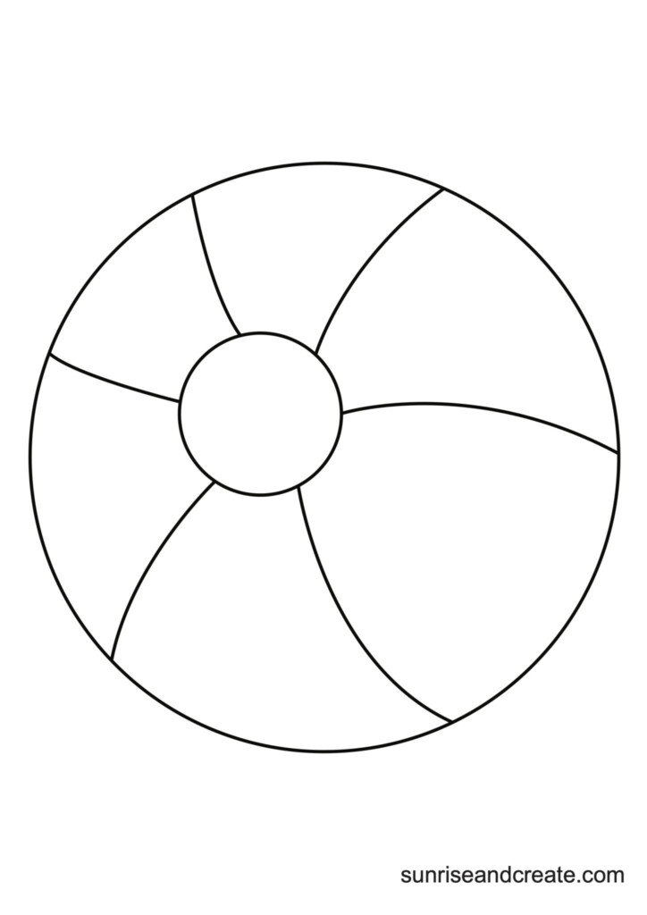 Free Beach Ball Printable Templates