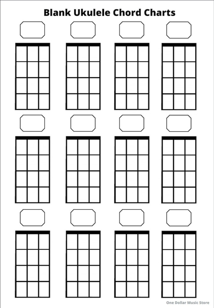 Free Blank Ukulele Chord Chart Printable Printable Templates