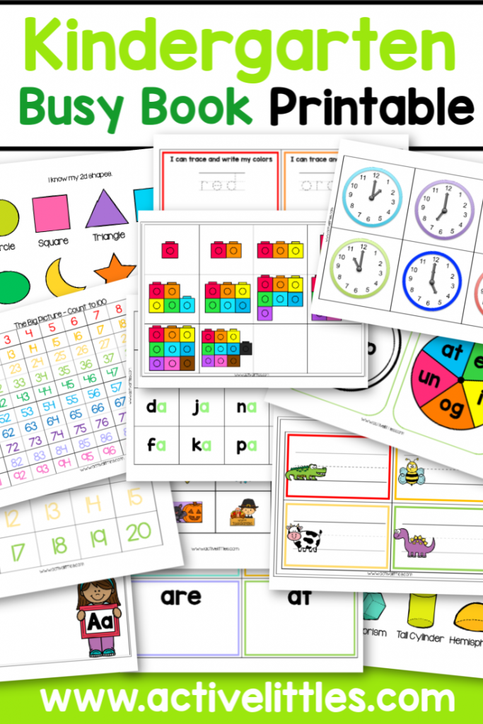 Free Busy Book Printables