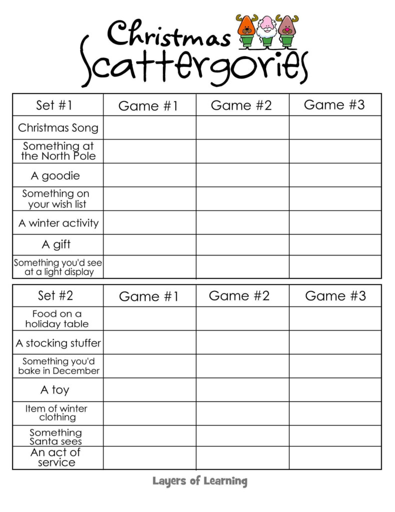 Free Christian Christmas Games Printables
