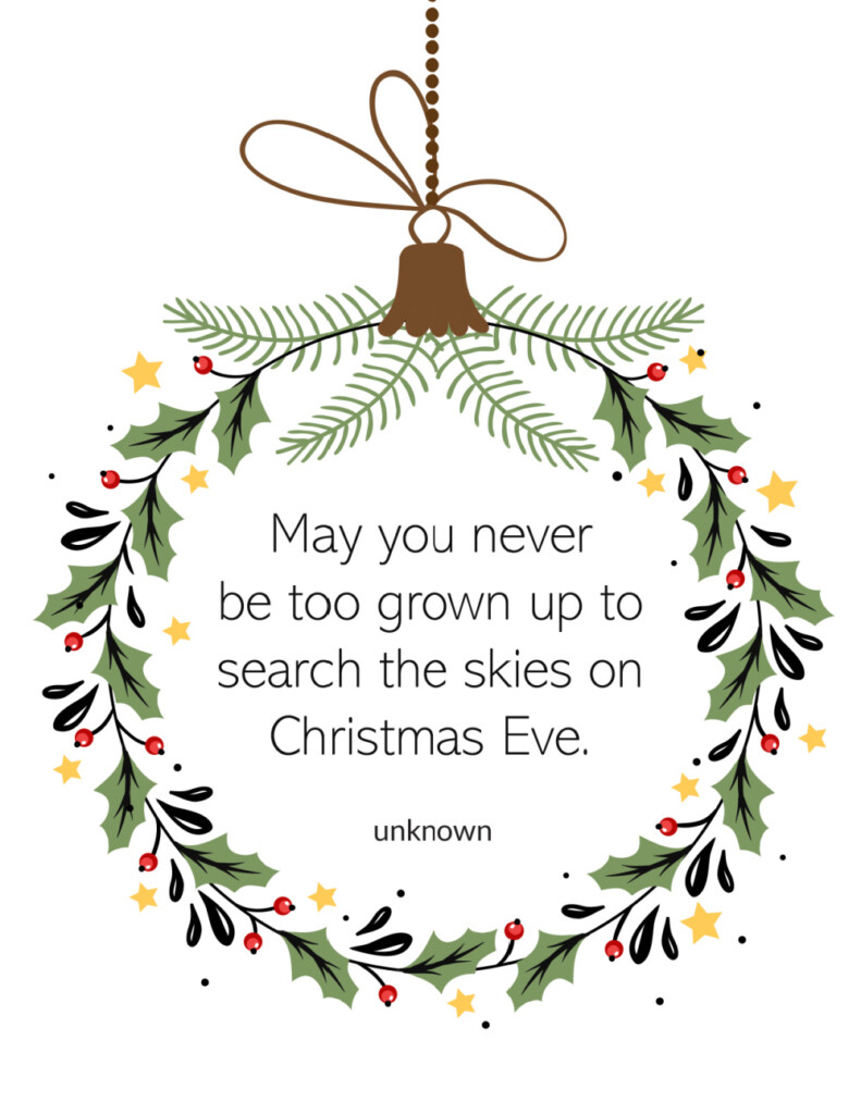 Free Christmas Quote Printables