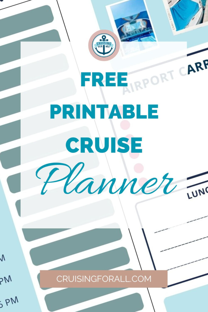 Free Digital And Printable Cruise Planner With Packing And Budgeting 