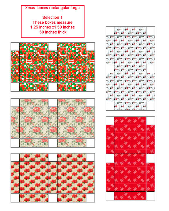 Free Dollhouse Printable Miniature Gift Boxes Diy Doll Miniatures 