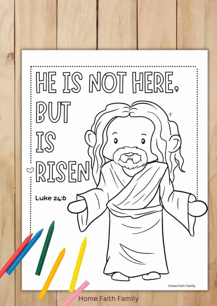 Free Easter Story Printable For Sunday School Kids 10 Pages Home 