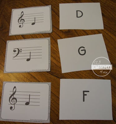 FREE FREE Printable Music Note Flashcards For Kids