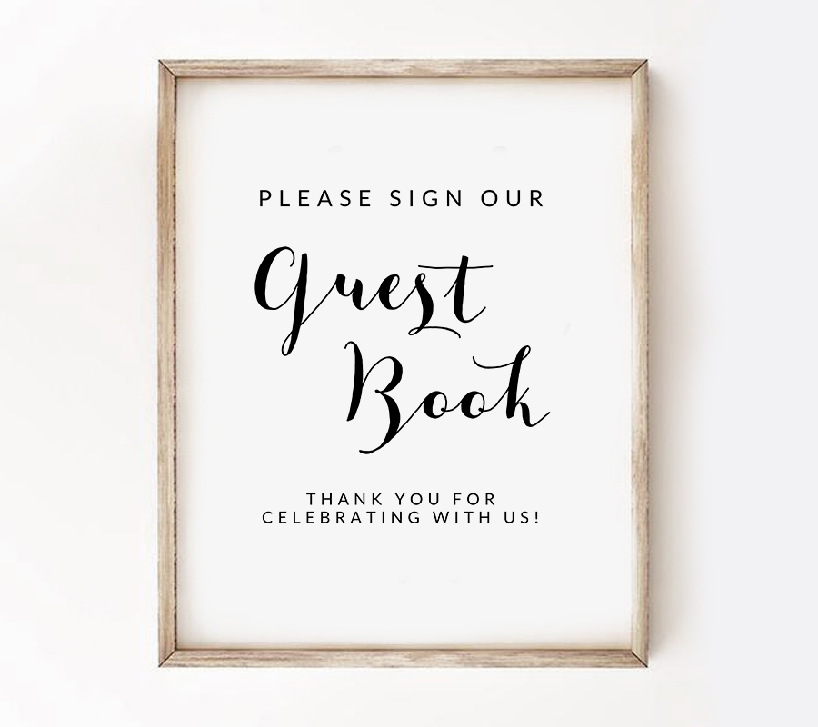 Free Guest Book Printable FREE PRINTABLE TEMPLATES