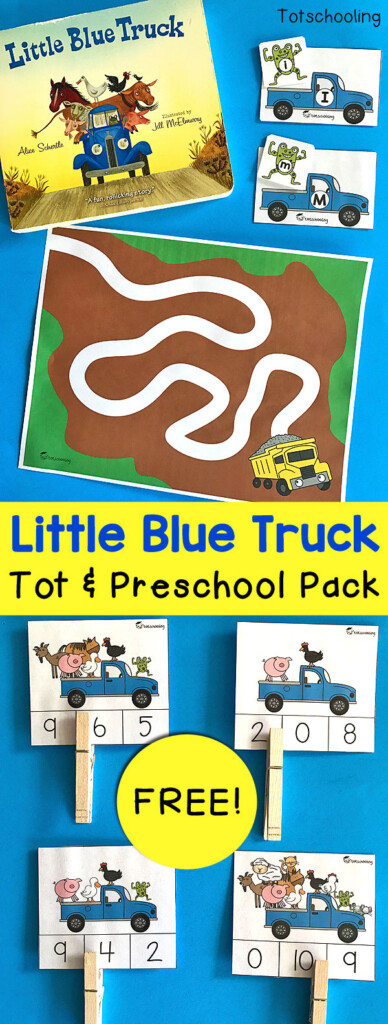 Free Little Blue Truck Activity Printables