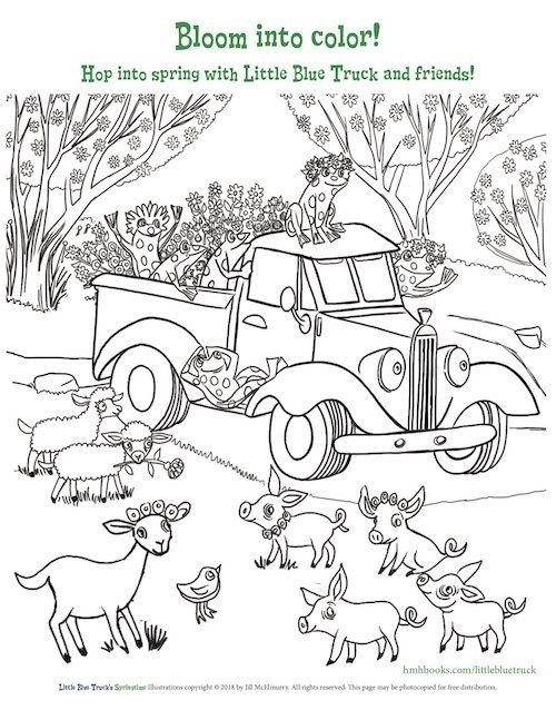 Free Little Blue Truck Printables Printable Templates