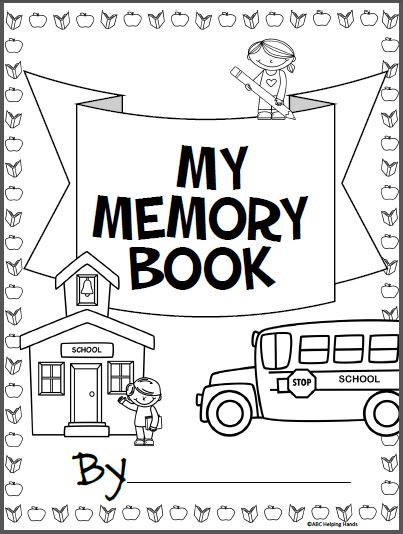 Free Memory Book 8 Pages Made By Teachers Memory Book School 