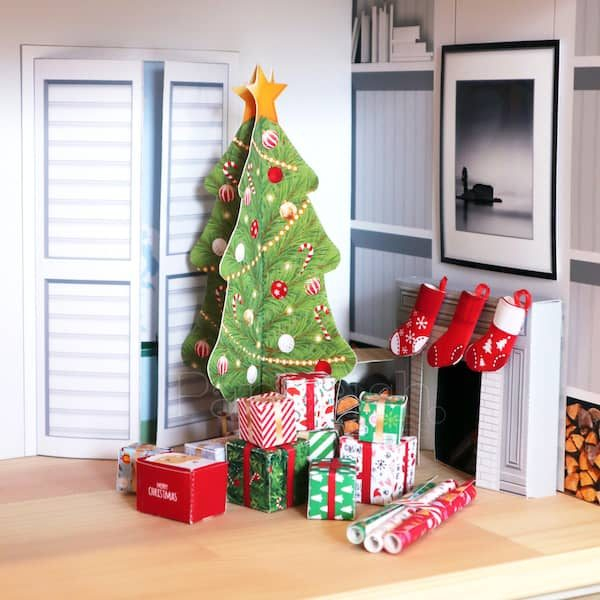 Free Miniature Christmas Printables Gift Boxes And Santa Cards 