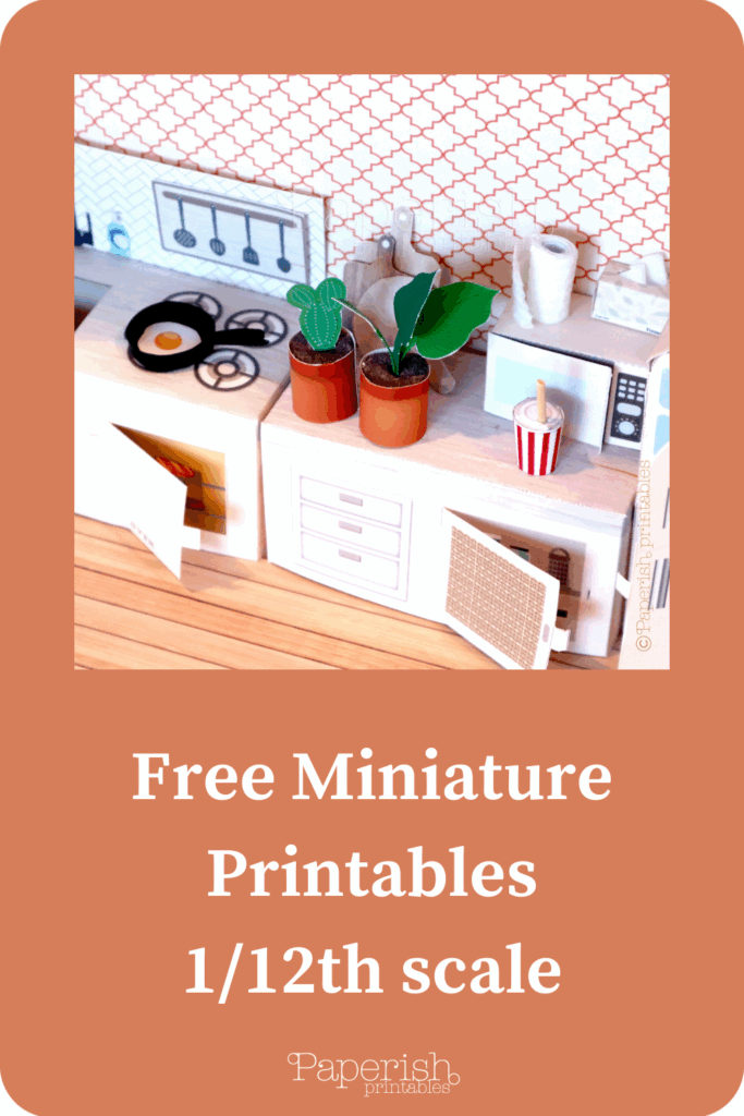 Free Miniature Printables In 1 12th Scale Dollhouse Furniture 