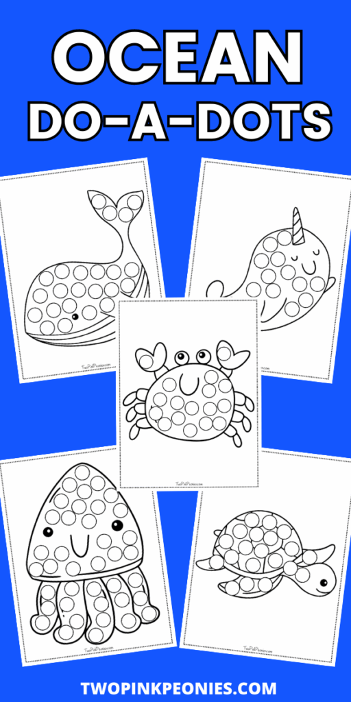 Free Ocean Dot Marker Printables Ocean Activities Preschool Ocean 