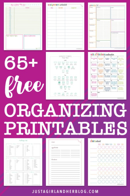 Free Office Organization Printables Free Templates Printable