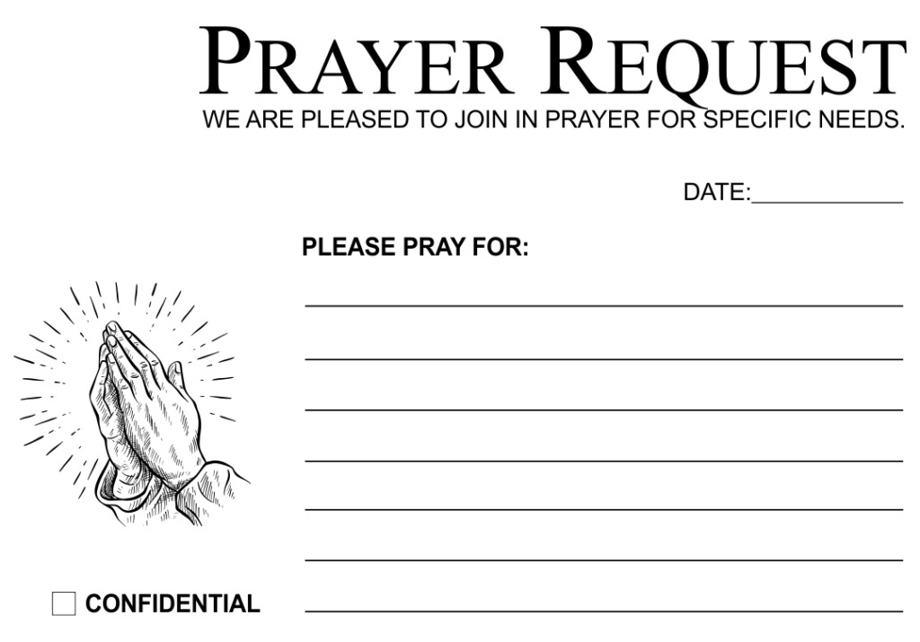 Free Prayer Card Templates