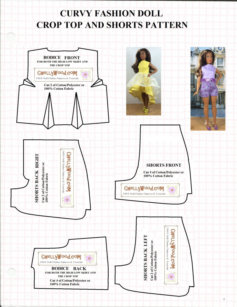 Free Printable Barbie Clothes Patterns