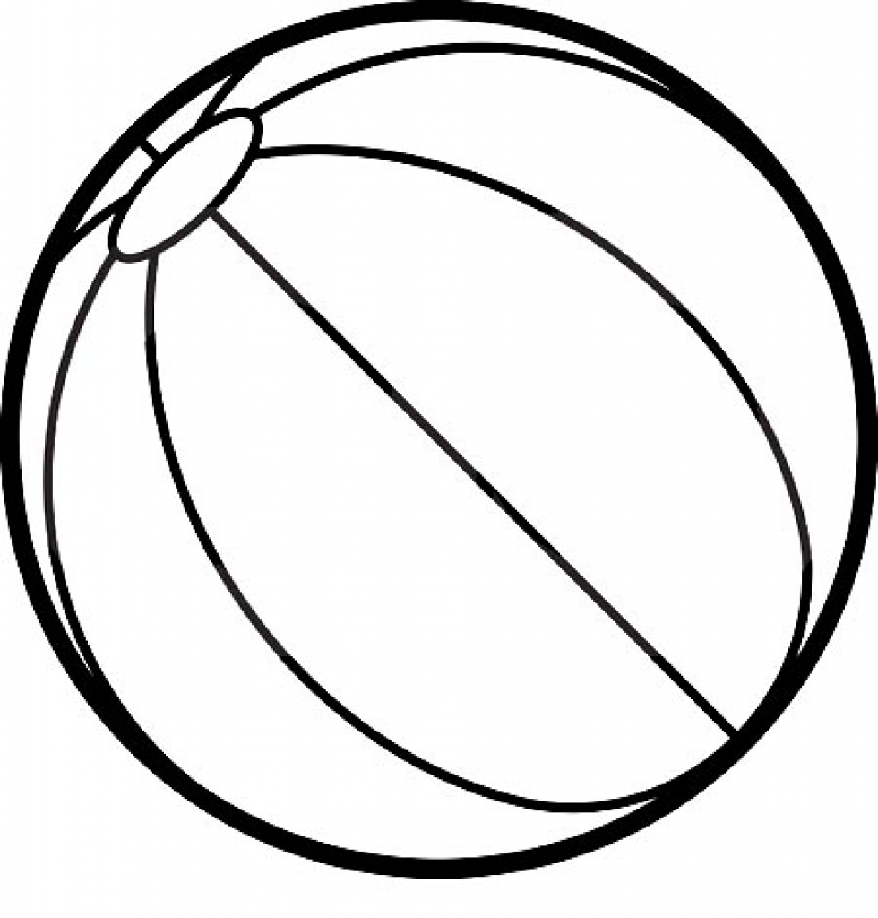 Free Printable Beach Ball Coloring Pages Printable Templates