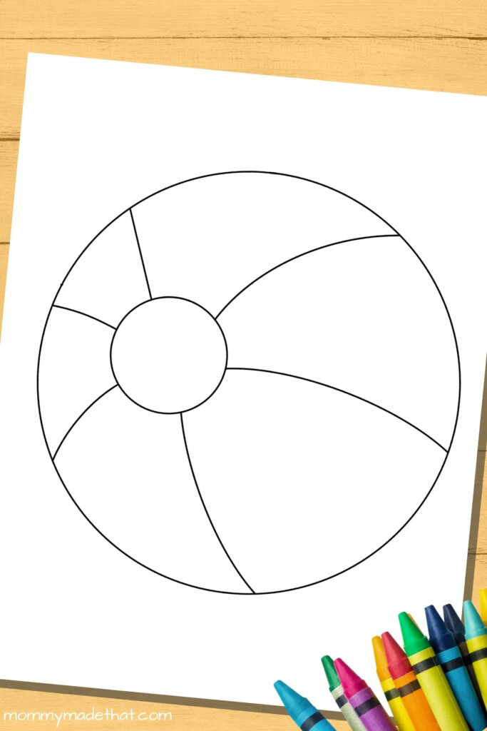 Free Printable Beach Ball Templates