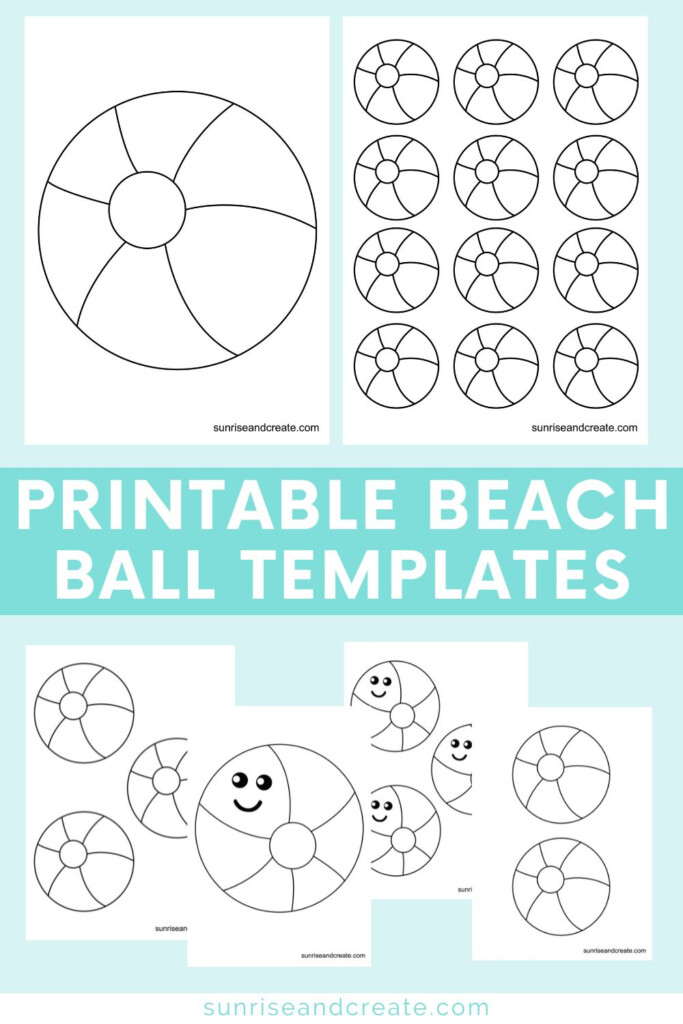 Free Printable Beach Ball Templates Download Free
