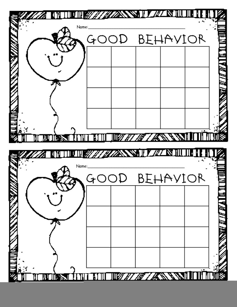 Free Printable Behavior Charts Free Printable