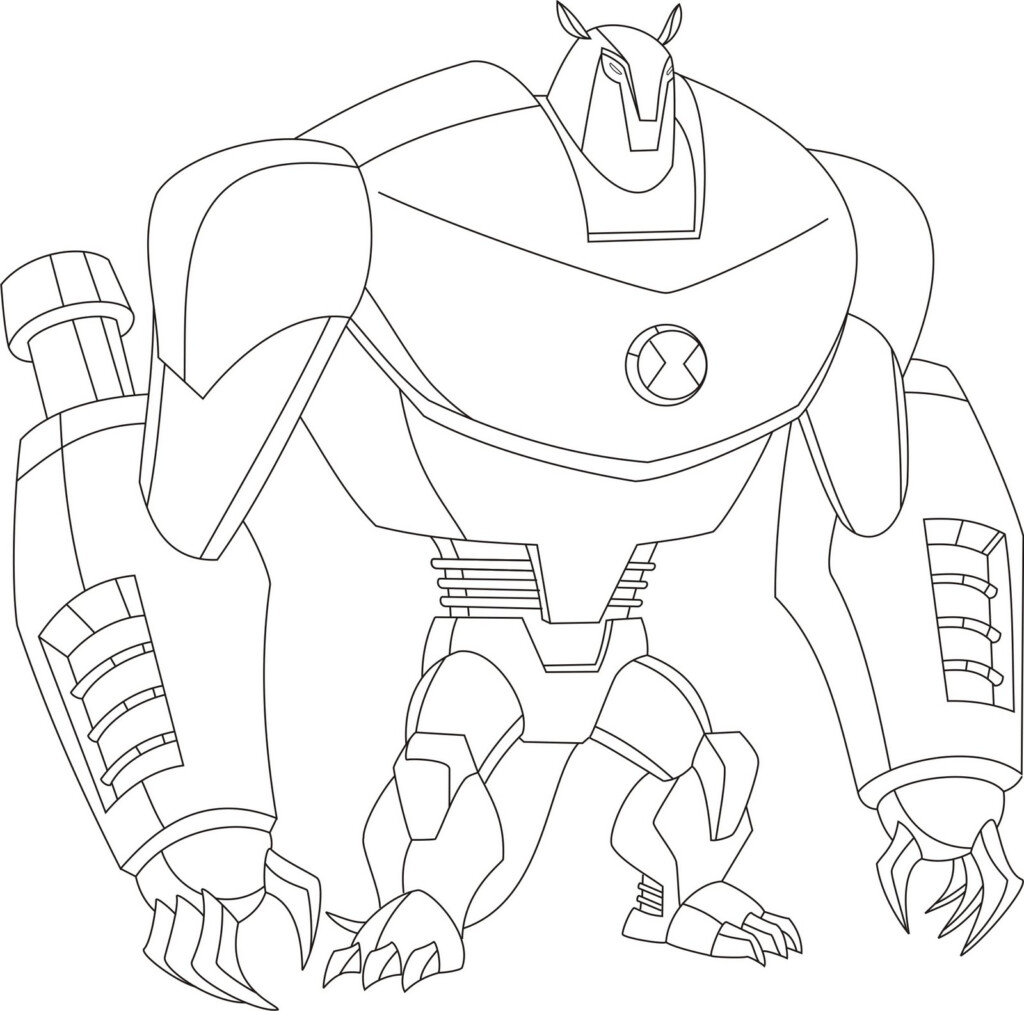 Free Printable Ben 10 Coloring Pages For Kids