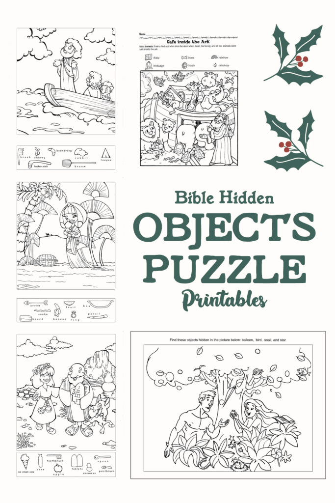 Free Printable Bible Story Hidden Pictures Printable Form Templates 