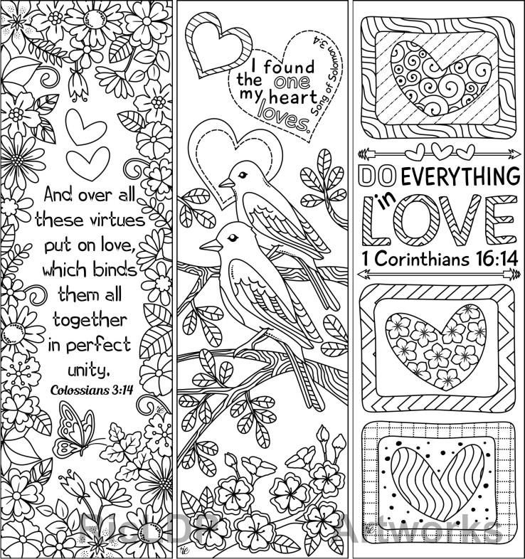 Free Printable Bible Verse Bookmarks To Color