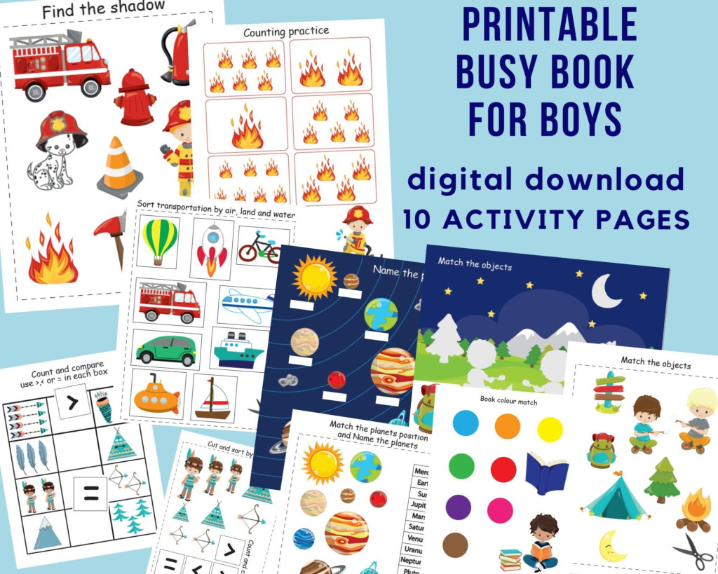 Free Printable Busy Book