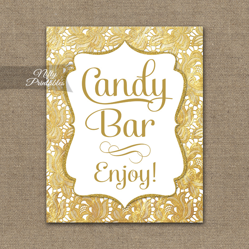 Free Printable Candy Buffet Signs
