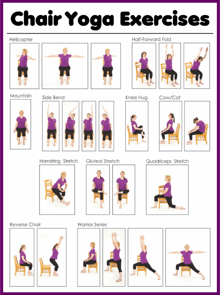 Free Printable Chair Exercises For Seniors