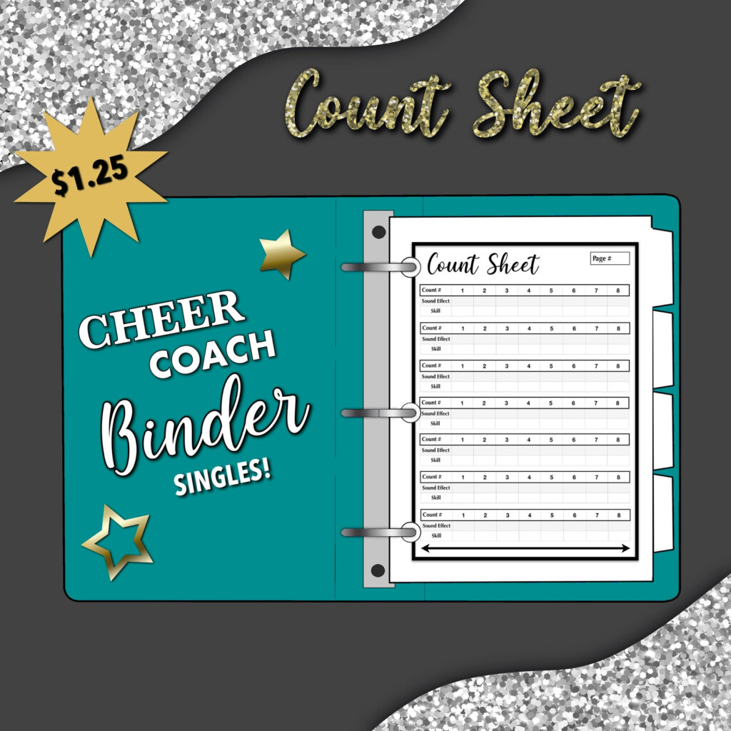 Free Printable Cheer Coach Binder Printables