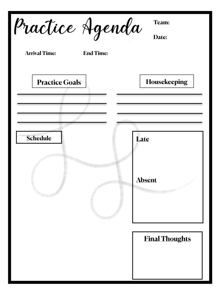 Free Printable Cheer Coach Binder Printables