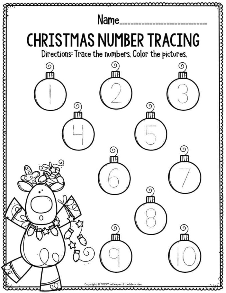 Free Printable Christmas Activity Sheets For Preschoolers Printable 