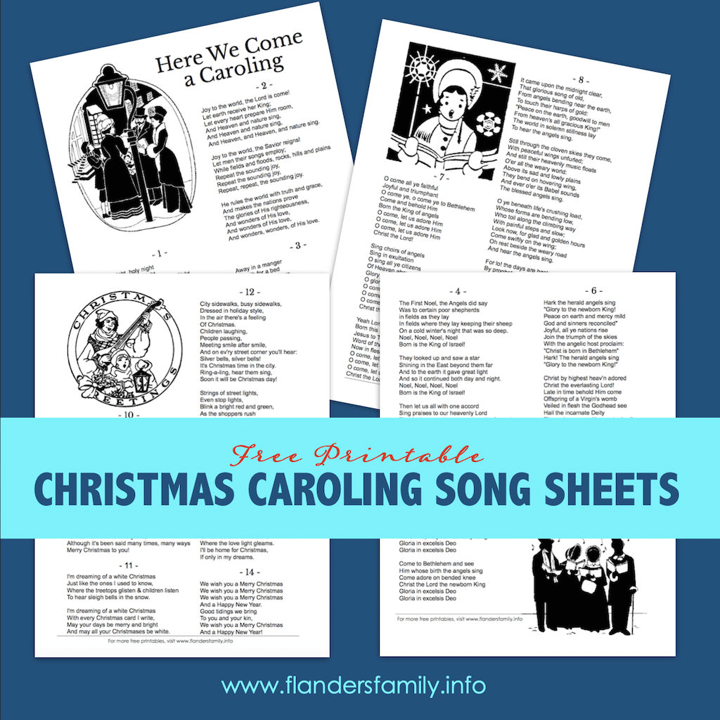 Free Printable Christmas Carols