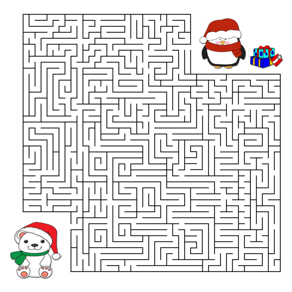 Free Printable Christmas Maze