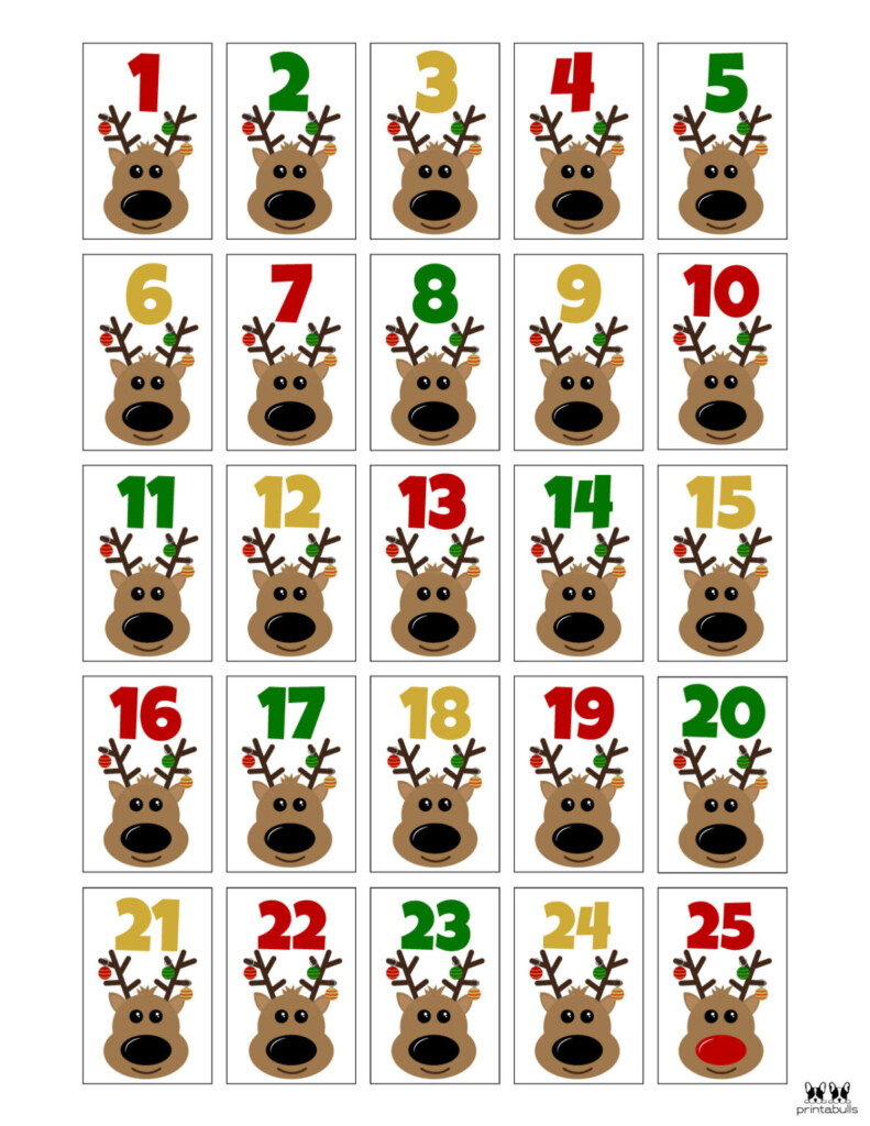 Free Printable Christmas Numbers 150