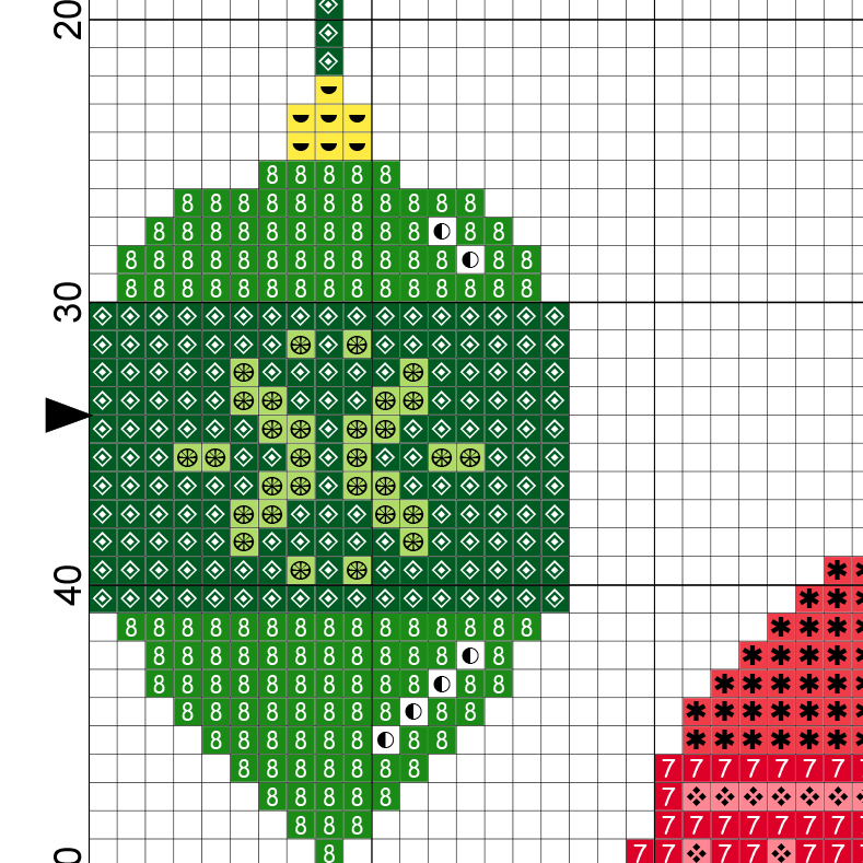 Free Printable Christmas Ornament Cross Stitch Patterns Free 
